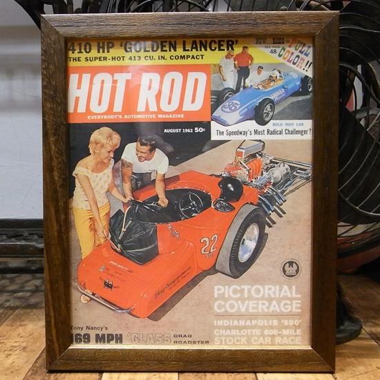 ポスターフレーム インテリアピクチャー HOT ROD アメリカン雑貨