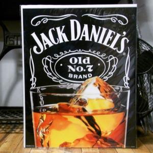 ジャックダニエル グラス ミニポスター インテリア JACK DANIEL'S アメリカン雑貨｜goodsfarm