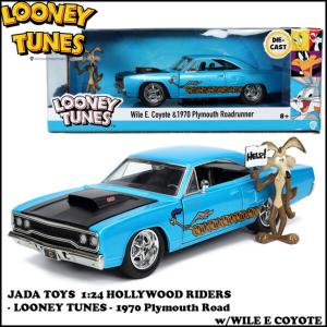 LOONEY TUNES レトロミニカー 1/24 JADA TOYS 1970 Plymouth Road w/WILE E COYOTE ルーニーテューンズ｜goodsfarm