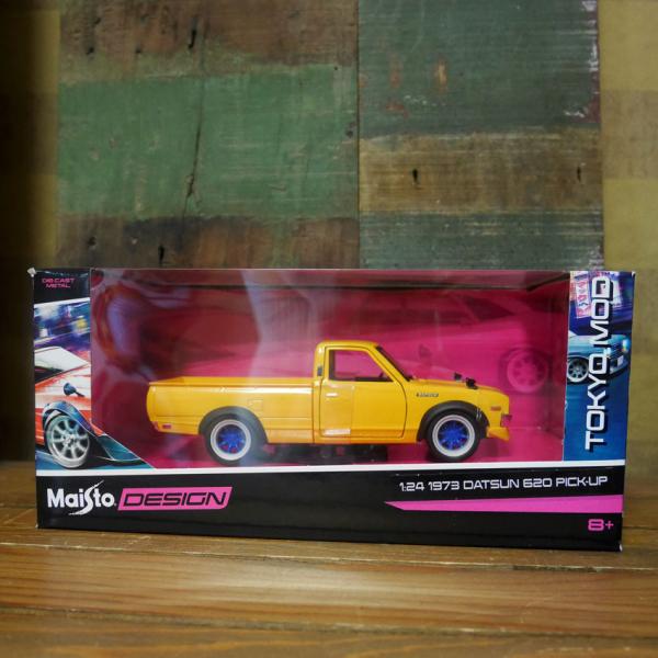 ダットサン ピックアップ トラック Maisto 1/24 レトロミニカー TOKYO MOD 19...