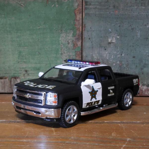 ダイキャストミニカー 2014 Chevrolet Silverado プルバックミニカー KiNS...