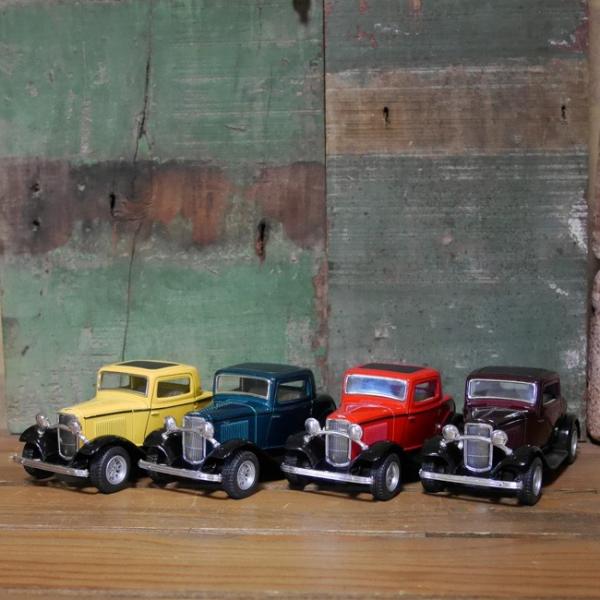 クラシック フォード 3ウィンドウ クーペ 1932 1/34 レトロミニカー KiNSMART