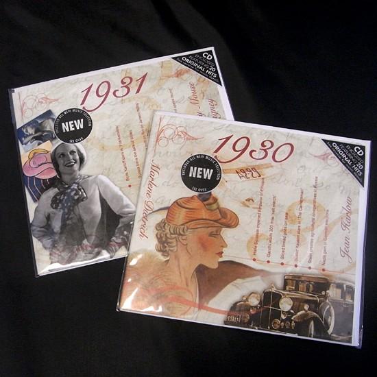 年代別ヒットチャート20曲入りCD付き グリーティングカード A TIME TO REMEMBER ...