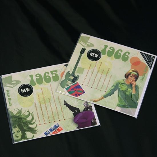 年代別ヒットチャート20曲入りCD付き グリーティングカード A TIME TO REMEMBER ...