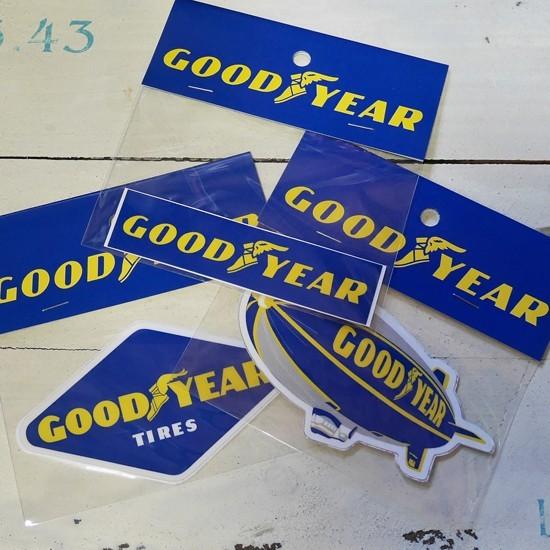 グッドイヤー ステッカー Mサイズ GOOD YEAR STICKER シール アメリカン雑貨