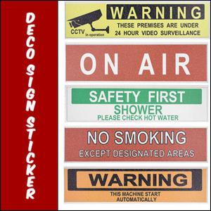 U.S. PUBLIC SIGN STICKER パブリックサイン ステッカー シール