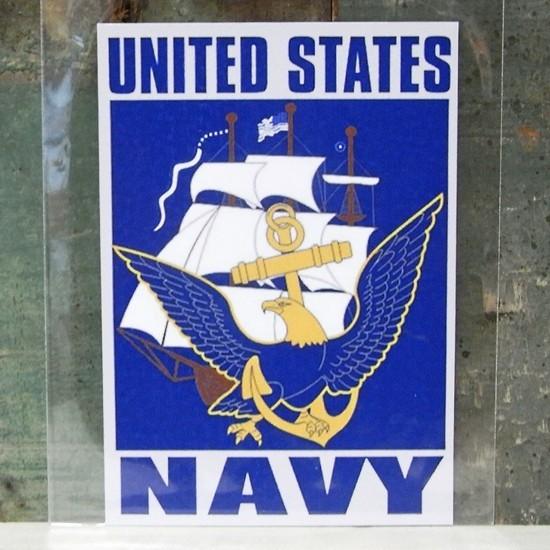 NAVY ミリタリー ステッカー 海軍 アメリカン ウォールステッカー アメリカン雑貨
