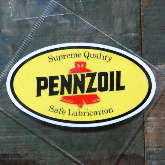 PENNZOIL ステッカー シール レーシングステッカー ペンズオイル アメリカン雑貨