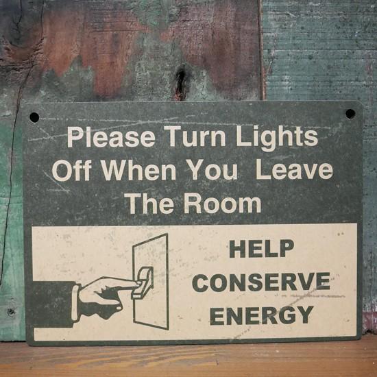 インフォメーション ミニサインボード ENERGY 木製看板 案内板