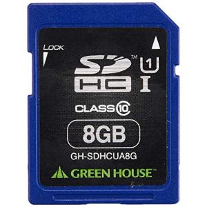 グリーンハウス【GH-SDHCUA8G】SDHCメモリーカード UHS-I クラス10 8GB SDカードの商品画像