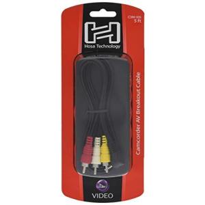Hosa C3M-105 1.5m オーディオ・ビデオケーブル L型4極ミニプラグ-RCAオスx3