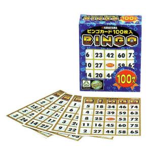 ハナヤマ・ビンゴカード100(100枚入り）｜goodshop