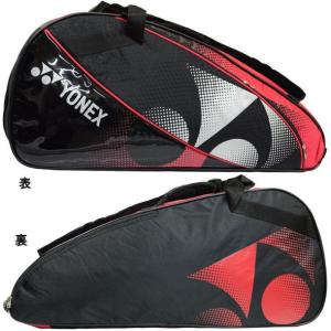 YONEX【ヨネックス】リック型テニスラケットバック　ＢＡＧ1522R-187（ブラック×レッド）６本用｜goodshop