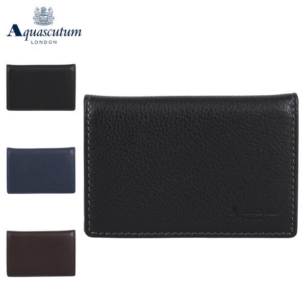 アクアスキュータム AQUASCUTUM パスケース カードケース 名刺入れ ID 定期入れ メンズ...