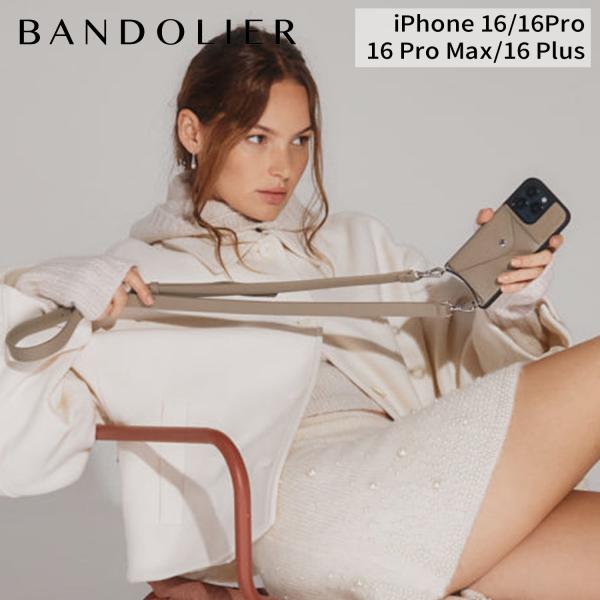 BANDOLIER バンドリヤー スマホショルダー スマホケース iphone16 16pro 16...