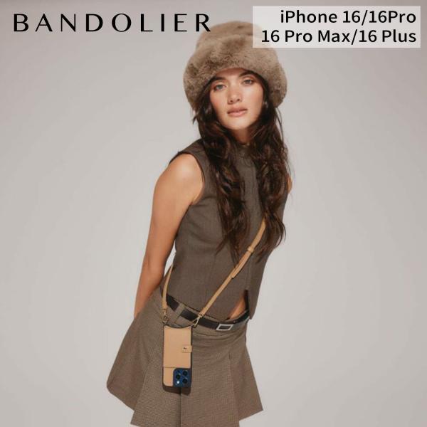 BANDOLIER バンドリヤー スマホショルダー スマホケース iphone16 16pro 16...