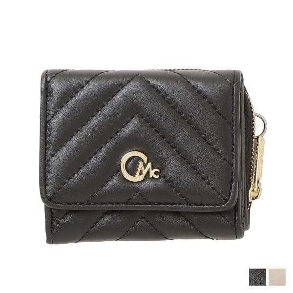 セシルマクビー CECIL McBEE 財布 三つ折り レディース ラウンドファスナー キルト QU...