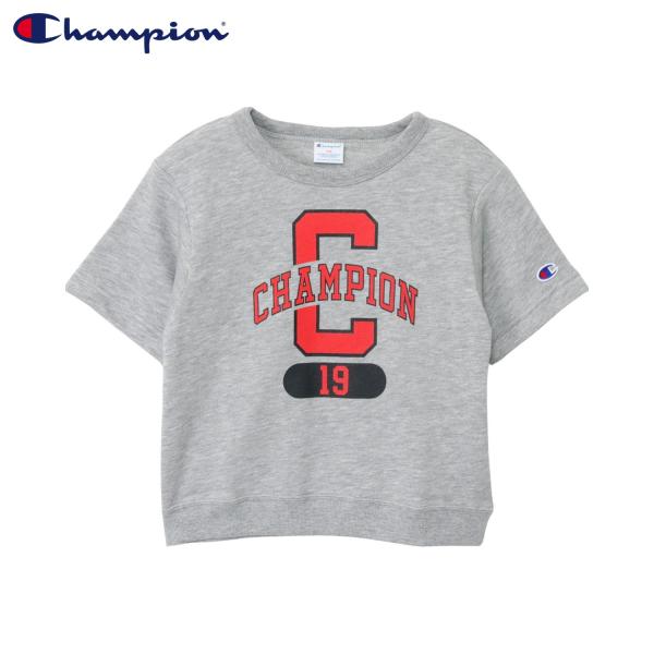 チャンピオン Champion スウェット シャツ 半袖 子供服 キッズ 裏毛 S/S SWEAT ...
