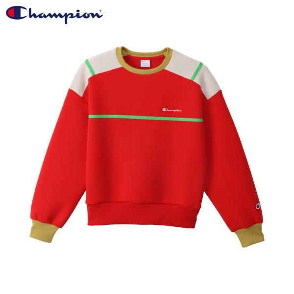 チャンピオン Champion スウェット トレーナー レディース クルーネック 通気性 保温 CR...