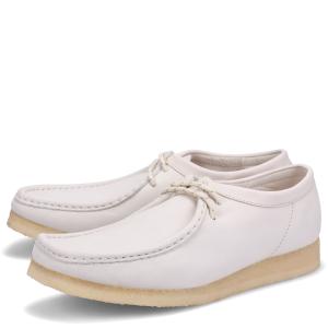 クラークス オリジナルズ Clarks Originals ブーツ ワラビー メンズ レディース WALLABEE ホワイト 白 26166299｜goodslabo