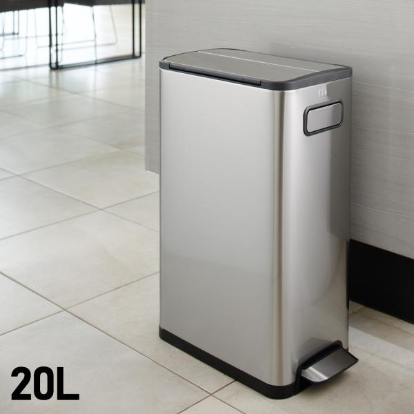 特典付き EKO イーケーオー ゴミ箱 ダストボックス エコフライステップビン 20L ふた付き E...