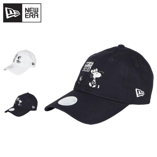 ニューエラ NEW ERA キャップ 帽子 ゴルフ レディース ピーナッツ コラボ 限定 紫外線対策...