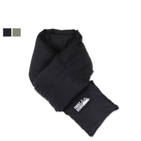 FIRST DOWN ファーストダウン ダウンマフラー ロング マイクロント メンズ レディース 防...