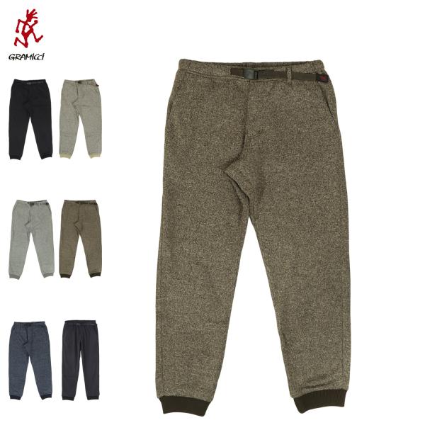 Gramicci グラミチ パンツ リブパンツ ボンディング ニット フリース ナロー メンズ ブラ...