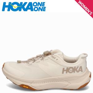 ホカオネオネ HOKA ONE ONE スニーカー ハイキングシューズ トランスポート レディース 厚底 TRANSPORT ベージュ 1123154｜goodslabo