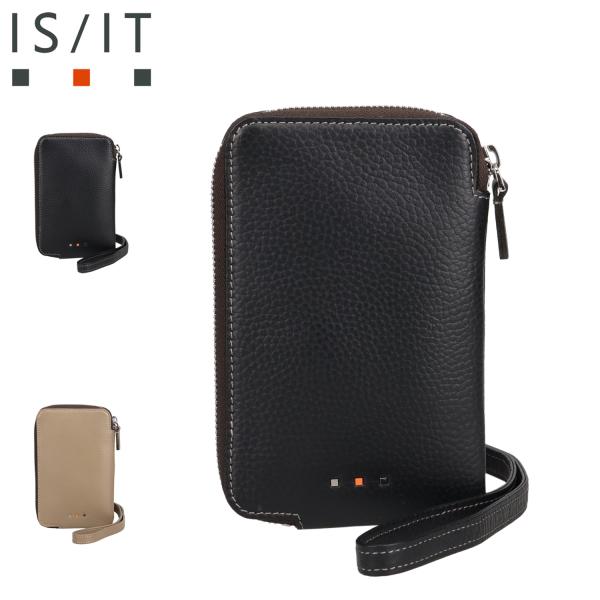 IS/IT イズイット バッグ スマホショルダーバッグ 小物入れ ボーノ メンズ レディース 本革 ...