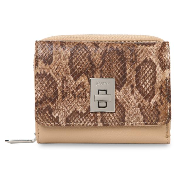 ジュエティ jouetie 財布 三つ折り レディース ブラック アイボリー グレー ネイビー ベー...