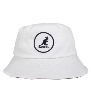 カンゴール KANGOL ハット キャップ 帽子 バケットハット メンズ レディース COTTON BUCKET ブラック ホワイト 黒 白 100169222｜goodslabo