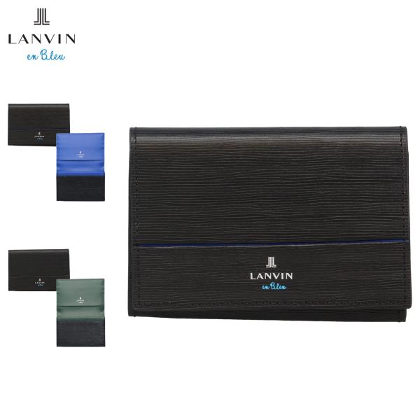 ランバンオンブルー LANVIN en Bleu カードケース 名刺入れ 定期入れ メンズ レディー...