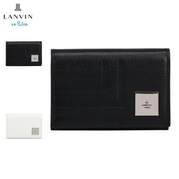 ランバンオンブルー LANVIN en Bleu 名刺入れ カードケース ID 定期入れ アク メン...