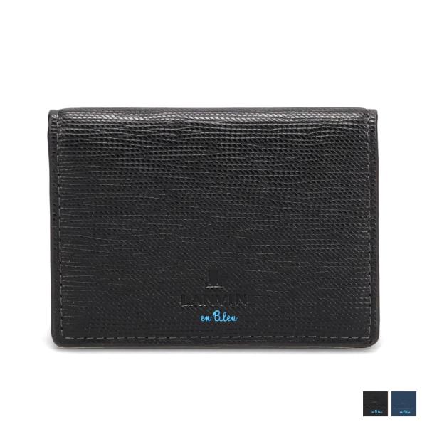 ランバンオンブルー LANVIN en Bleu パスケース カードケース ID 定期入れ メンズ ...