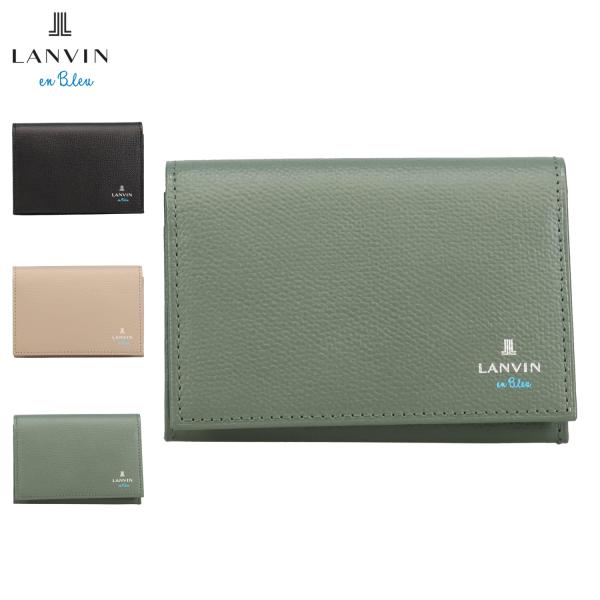 ランバンオンブルー LANVIN en Bleu カードケース 名刺入れ 定期入れ メンズ レディー...
