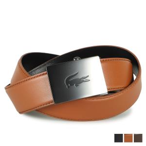 LACOSTE（ラコステ） メンズベルト ピン式 牛革 最大ウエスト約100cm