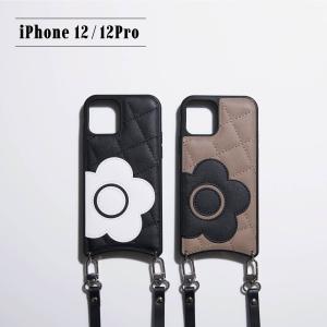 MARY QUANT マリークヮント iPhone12 12 Pro ケース スマホ 携帯 レディース マリクワ PU QUILT LEATHER SLING CASE IP12-MQ05 母の日
