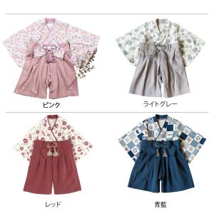 mocmof モクモフ 袴 ロンパース ベビー...の詳細画像3