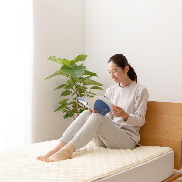 mofua モフア 敷きパッド ワイドキング 超極細繊維 プレミアム マイクロファイバー BED P...