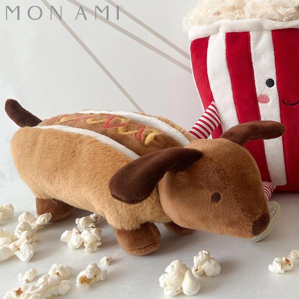 モナミ MON AMI ぬいぐるみ おもちゃ 犬 ホットドッグ インポスター ベビー キッズ 3歳か...