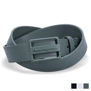 マンシングウェア Munsingwear ベルト レザーベルト メンズ BELT ブラック ホワイト グレー 黒 白 MU-2050123