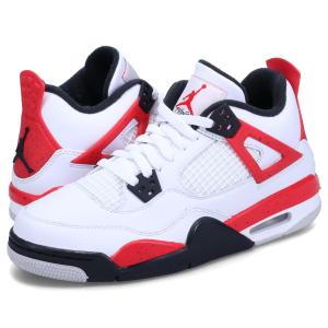 ナイキ NIKE エアジョーダン4 レトロ GS スニーカー レディース AIR JORDAN 4 RETRO GS ホワイト 白 408452-161