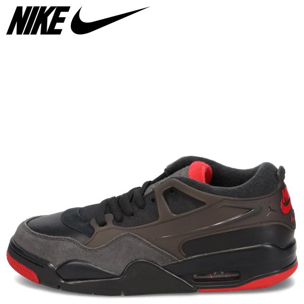 ナイキ NIKE エアジョーダン4 RM スニーカー メンズ AIR JORDAN 4 RM ブラッ...