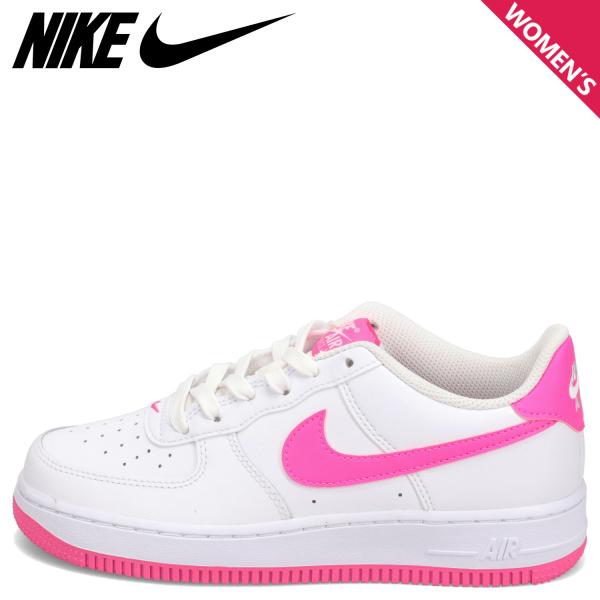 ナイキ NIKE エアフォース1 GS スニーカー レディース AIR FORCE 1 GS ホワイ...