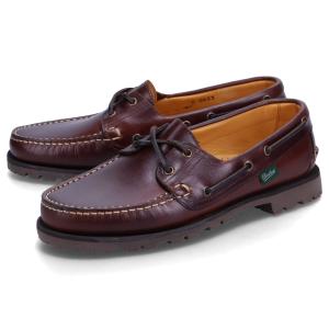 パラブーツ PARABOOT マロ モカシン デッキシューズ メンズ 本革 MALO ブラウン 95...