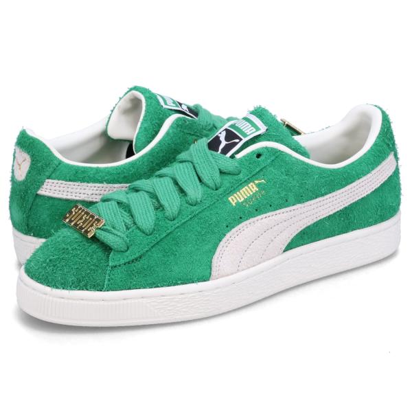 PUMA スウェード ファットレース スニーカー メンズ SUEDE FAT LACE グリーン 3...