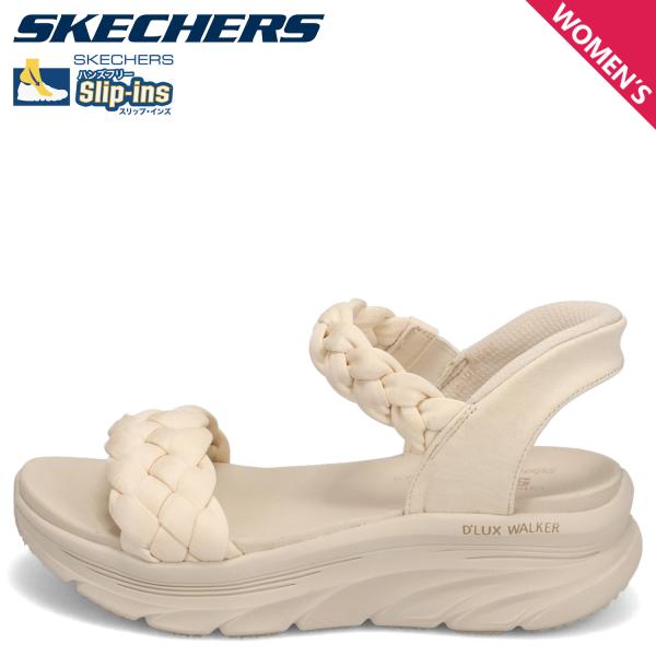 スケッチャーズ SKECHERS スリップインズ デラックスウォーカー ストラップサンダル 厚底 H...