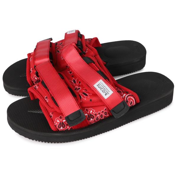 スイコック SUICOKE サンダル メンズ MOTO-Cab レッド OG-056CAB-PT02...