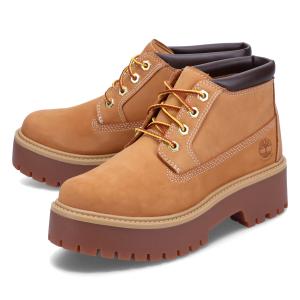 ティンバーランド Timberland ブーツ チャッカブーツ プレミアム ウォータープルーフ プラットフォーム レディース 厚底 防水 ウィート A5RF9｜goodslabo